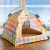 Semi-Enclosed Tent Pet Bed