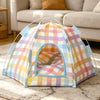 Semi-Enclosed Tent Pet Bed