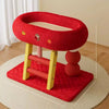 Integrated Cat Scratcher and Resting Bed