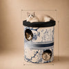 Three-Tier Corrugated Cardboard Cat Scratcher House