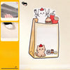 Wall-Mounted Cat Scratcher with Adhesive Backing