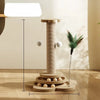Vertical Sisal Cat Scratching Post with Cat Tree Structure