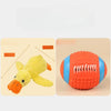 Plush Squeaky Dog Toys in Duck, Football & Pizza Designs