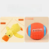 Plush Squeaky Dog Toys in Duck, Football & Pizza Designs