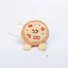 Plush Squeaky Dog Toys in Duck, Football & Pizza Designs