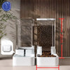 Automatic Pet Water and Feeding Station for Cats and Dogs